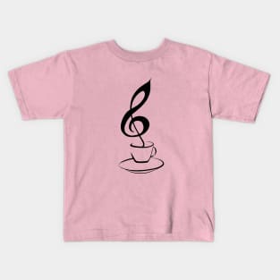 Musical coffee Kids T-Shirt